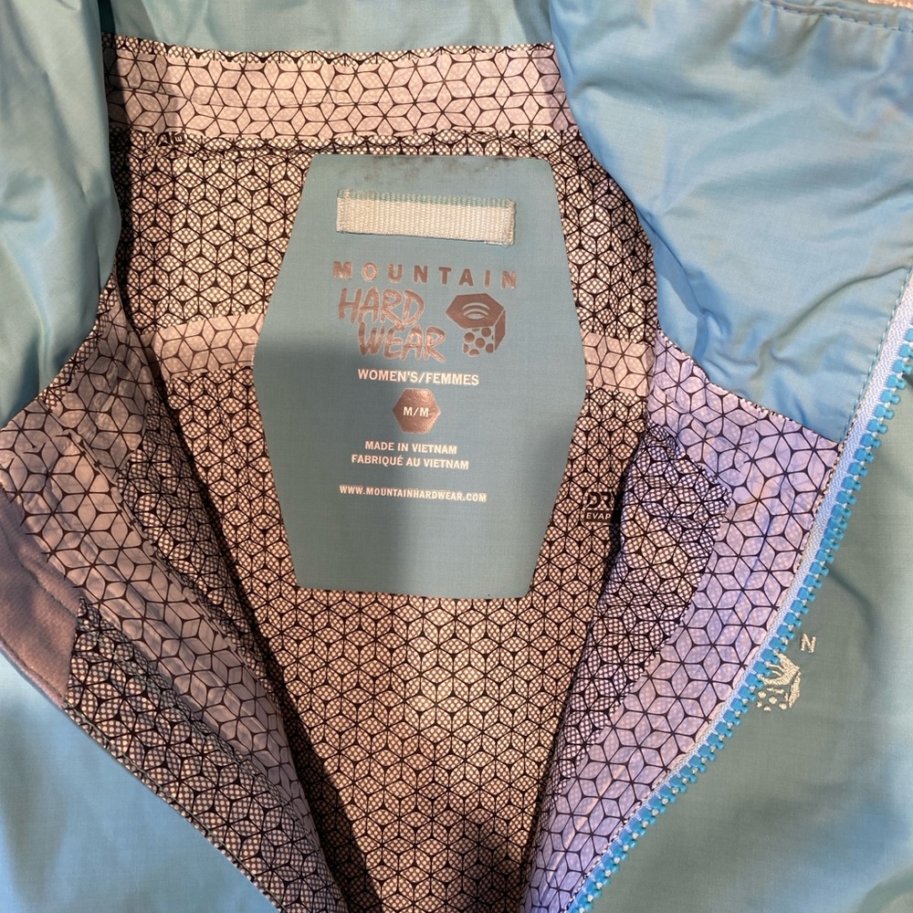 Mountain Hardware Rain Shell M Euc Green - image 3